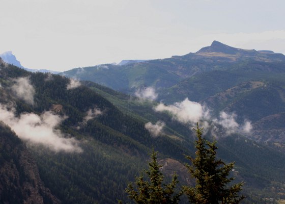 Colorado, mountains, clouds