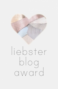 Liebster blog award