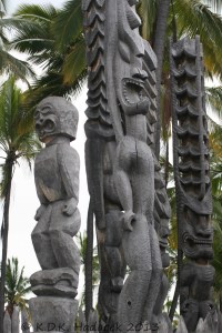 tikis, Hawaiian, Place of Refuge,