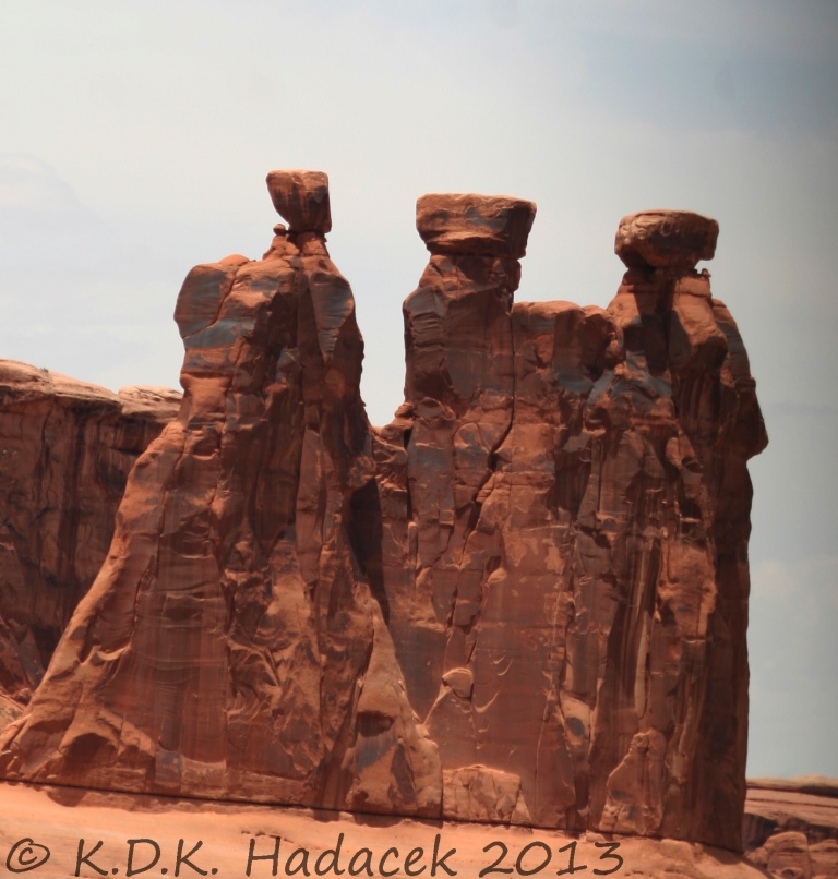 Are these just rock formations, or are they the Three Shaman? It depends upon your vision and perspective.