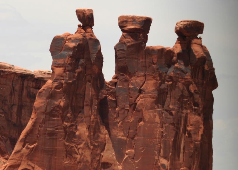 rock formation, three shamans, Moab Utah, Arches National Park