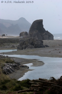 Rocky shore, beach, Oregon coast