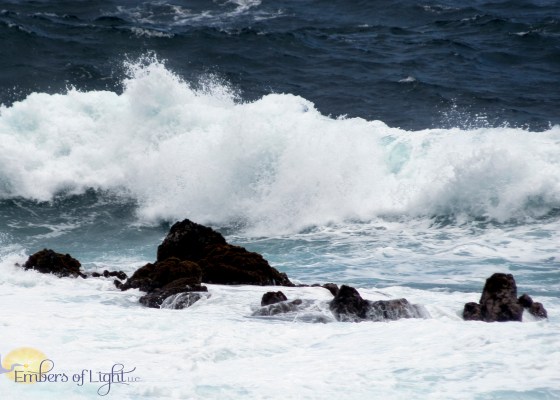 water, rocks, ocean, beach, wave, Laupahoehoe park