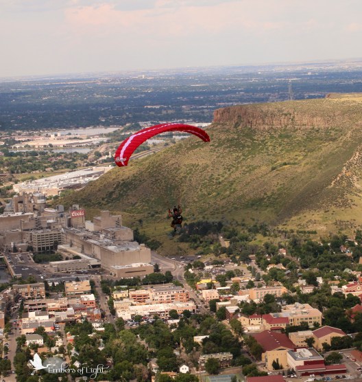paraglider, Golden Colorado