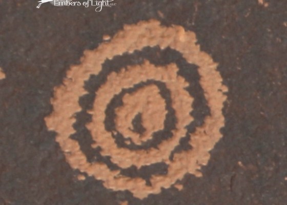 petroglyph, concentrick circles