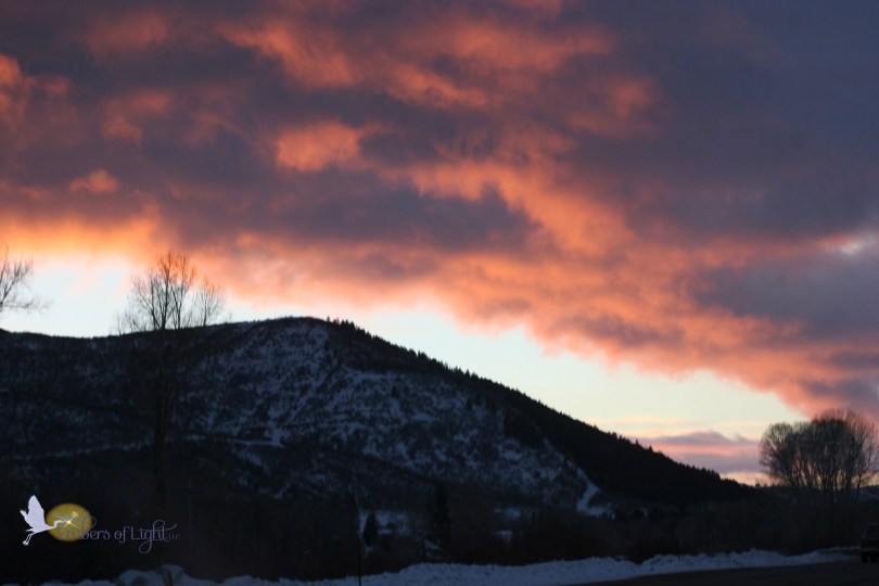 winter sunset