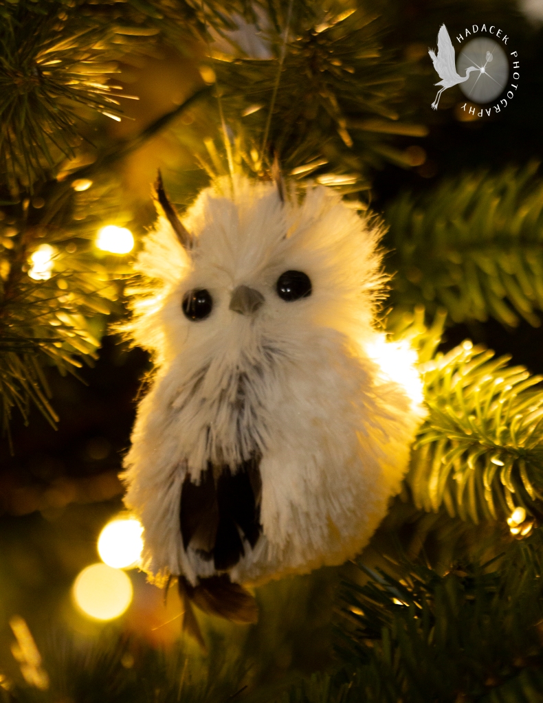 white owl ornament